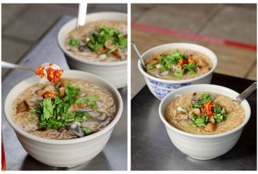 板橋站 | 深丘大大腸蚵仔麵線  總是在排隊 Q彈的大腸 肥美的鮮蚵 加上辣椒及醋 正餐或點心都適合