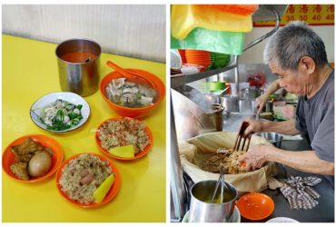 大橋頭站 | 阿勝油飯 台北竟然有20元的油飯及50元的什錦麵 當地人的早午餐  台北油飯推薦