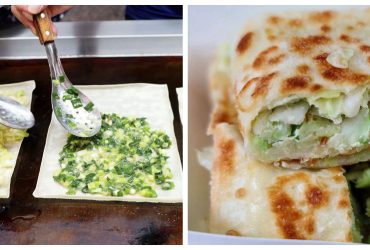 台北橋站 | 和平大蛋餅  方型且酥脆的餅皮 滿滿綠蔥/高麗菜餡料 只要銅板價