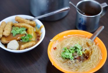 士林美食 | 社子島第一辣 辣到哇哇叫 麵線肉圓甜不辣