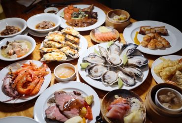 大倉久和大飯店歐風館自助餐廳 台北五星級飯店吃到飽 北海道干貝、日本大生蠔、爐烤牛排、紅白酒/清酒/啤酒無限暢飲