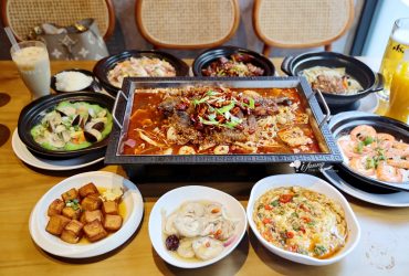 小紅樓砂鍋菜 龜山林口聚餐餐廳推薦 重慶烤魚麻辣鮮香 林口長庚美食