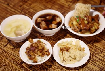 台中米其林推薦 | 富狀元豬腳 琥珀色豬腳 晶瑩透亮滷肉飯