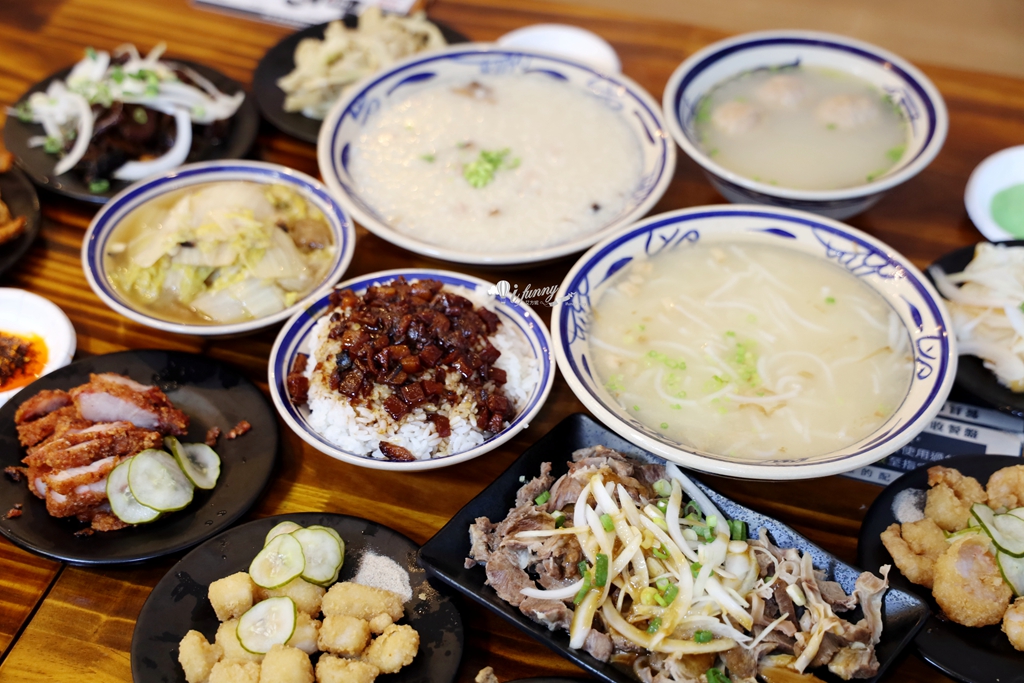 林口三井美食 | 老伙計 黑金滷肉飯.鹹粥.米粉湯 搭配多元小菜炸物超滿足 - ifunny