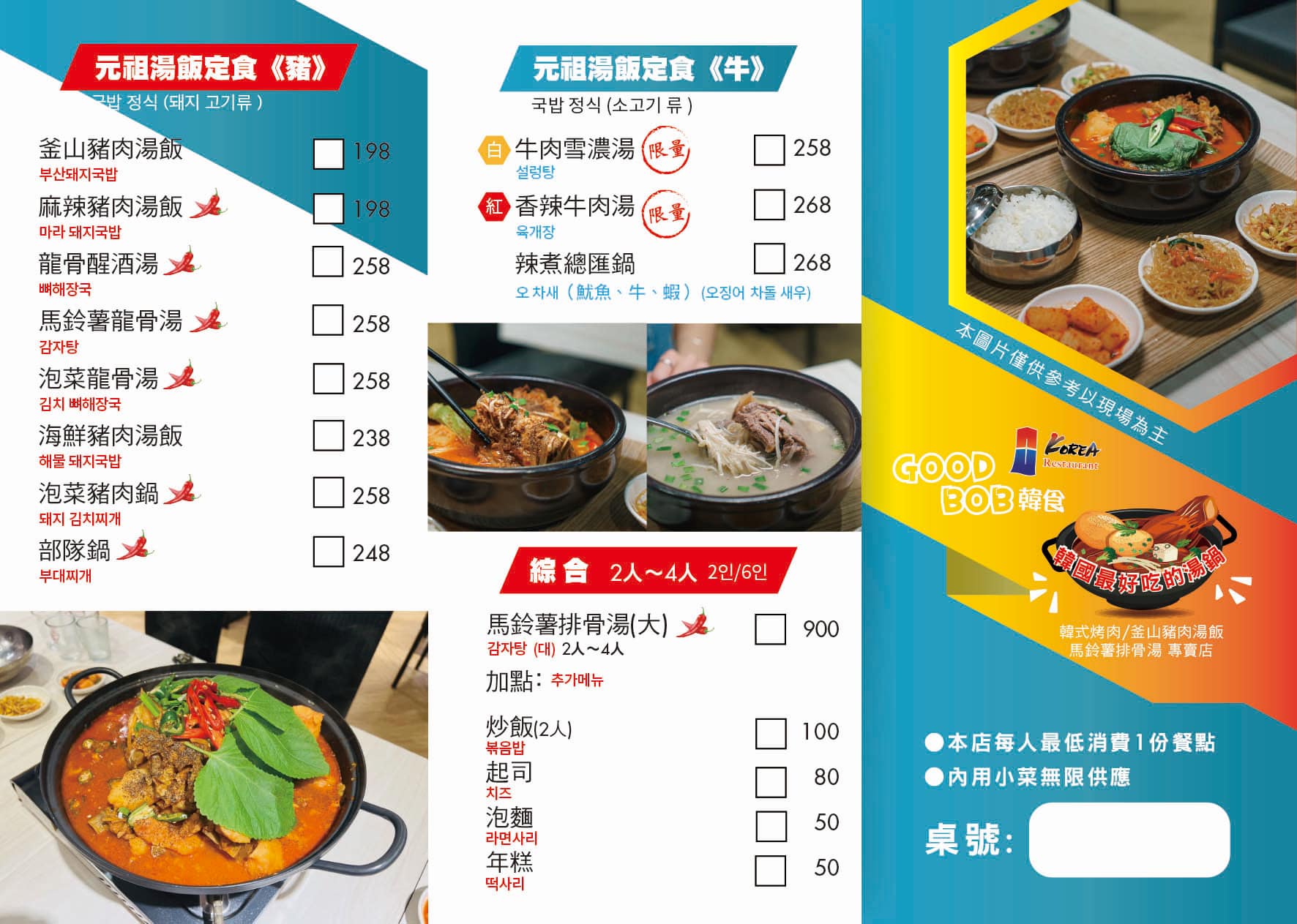 板橋美食 | GOOD BOB韓食 韓式烤肉/釜山豬肉湯飯/馬鈴薯排骨湯/部隊鍋/炒碼麵 - ifunny