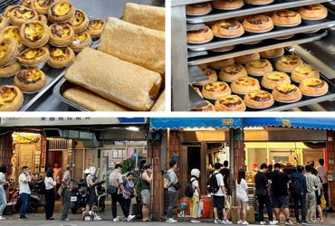 台北中山｜曾家豆漿 超狂人氣現烤蛋塔 燒餅 煎包