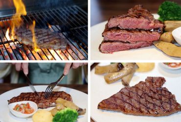 六張犁站 | 亨利客原味炭烤牛排 A5和牛臀心與直火肋眼的極致誘惑